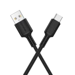 Flow Usb to Type C  (1m) 2.4A fast charging ( White & Black )