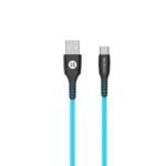 Bolt Usb to Type C (1m) 3A fast charging (Grey, Black , Orange , Blue, Yellow ) - Image 2