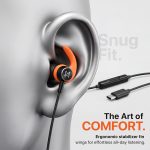 Epic Magnetic Type-C Earphone (Orange, Green & Blue) - Image 6