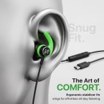 Epic Magnetic Type-C Earphone (Orange, Green & Blue) - Image 13