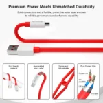 HyperX USB Type C Cable 6.5 A,(1m ) - 65W - Image 4