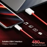 HyperX USB Type C Cable 6.5 A,(1m ) - 65W - Image 2