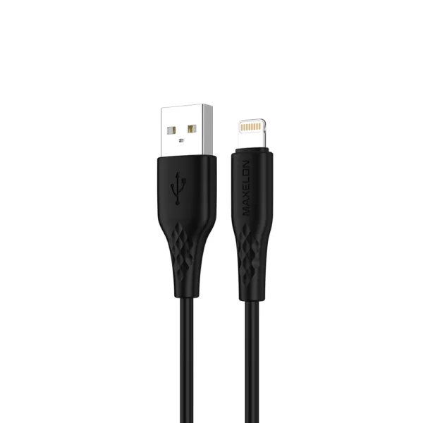 Link Usb to lightning  (1m) 2.4A fast charging ( White & Black )