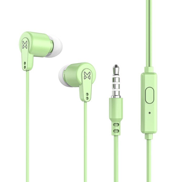 Stereo Wired Earphone (White, Blue, Pistachio, Lemon Yellow & Black