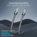 Turbo Type-C To Type-C ,3.0A  Nylon Braided Cable (1m)  65W - Image 2