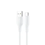 Link USB to Type C  (1m) 2.4A fast charging ( White & Black ) - Image 2