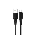 Link Usb to Type C  (1m) 2.4A fast charging ( White & Black )