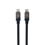 Maxelon MEGA 120W Type C to Lighting with Power Indicator, 1m (Blue) Nylon Braided, 5-Core Tinned Copper, Fast Charging & Data Sync for iPhone 15 Series, iPad, Samsung Galaxy, MacBook (Copy)