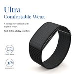 Maxelon Soft Nylon Sport Strap Breathable, Durable and Compatible for Maxfit 2.0 and Amazfit Helio Strap (Large Size) (Black - Grey) - Image 5