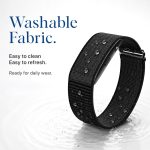Maxelon Soft Nylon Sport Strap Breathable, Durable and Compatible for Maxfit 2.0 and Amazfit Helio Strap (Large Size) (Black - Grey) - Image 7