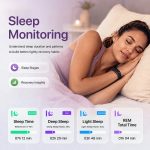 Maxelon Maxfit 4.0 Health and Fitness Wearable – 24/7 Activity and Sleep Tracker with Heart Rate, Stress Monitor,12+ Days Battery Life, 2 straps and no subscription required. - Image 4