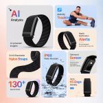 Maxelon Maxfit 4.0 Health and Fitness Wearable – 24/7 Activity and Sleep Tracker with Heart Rate, Stress Monitor,12+ Days Battery Life, 2 straps and no subscription required. - Image 7