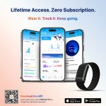Maxelon Maxfit 4.0 Health and Fitness Wearable – 24/7 Activity and Sleep Tracker with Heart Rate, Stress Monitor,12+ Days Battery Life, 2 straps and no subscription required. - Image 8