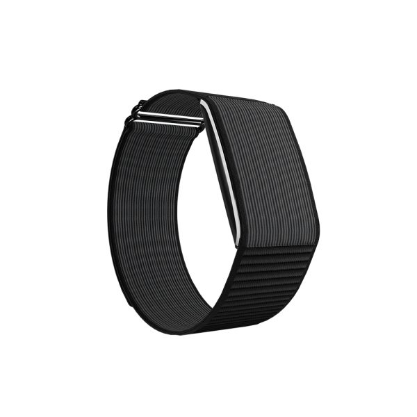 Maxelon Maxfit 2.0 Fitness Smart Band with upto 47 Days Battery | 170+Sports Modes | 24/7 Heart Rate, Stress, HRV Monitor | Supports 41 Languages | Screenless & Sleek | IOS/Android Support (Black)