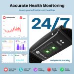 Maxelon Maxfit Fitness Band with 45 Days Battery | 130+ Sports Modes | 24x7 SPo2, BP & HR Tracker | Call Alerts | Charge in 2 Hrs | Supports 41 Languages | IOS/Android Support (Black) - Image 4