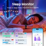 Maxelon Maxfit Fitness Band with 45 Days Battery | 130+ Sports Modes | 24x7 SPo2, BP & HR Tracker | Call Alerts | Charge in 2 Hrs | Supports 41 Languages | IOS/Android Support (Black) - Image 6