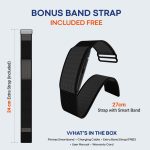Maxelon Maxfit 2.0 Fitness Smart Band with upto 47 Days Battery | 170+Sports Modes | 24/7 Heart Rate, Stress, HRV Monitor | Supports 41 Languages | Screenless & Sleek | IOS/Android Support (Black) - Image 10