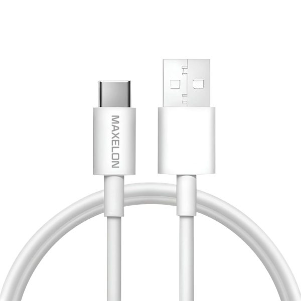 Flash Pro USB-A to Type-C Charging Cable    44W Flash Charging | 480 Mbps Data Transfer | 1M Length | Durable PVC Construction | Flexible & Reliable Build | USB-A to Type-C Connectivity | White Finish
