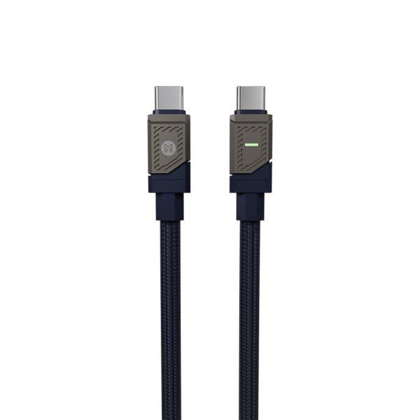 MEGA Type-C to Type-C 120W Super-Fast Charging Cable  120W Super-Fast Charging | 480 Mbps Data Transfer | 6 ft Extended Length | 48-Weave Braided Design | Tinned Copper Conductors | Durable & Reliable